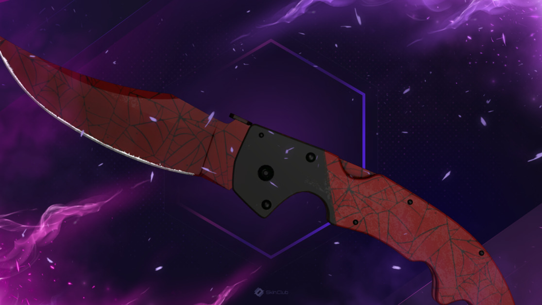 ★ Falchion Knife | Crimson Web (Factory New)