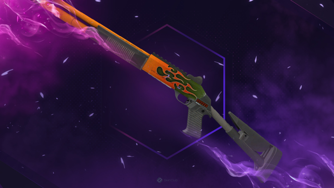 StatTrak™ XM1014 | Teclu Burner (Well-Worn)