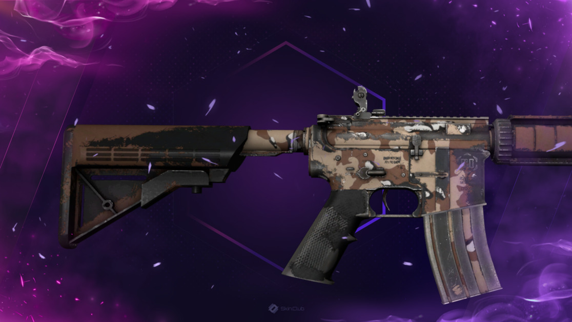 M4A4 | Desert Storm (Well-Worn)