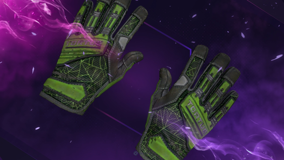 ★ Specialist Gloves | Emerald Web (Well-Worn)