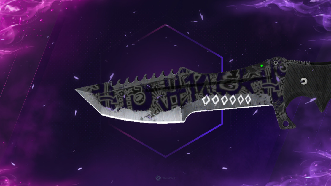 ★ StatTrak™ Huntsman Knife | Freehand (Well-Worn)