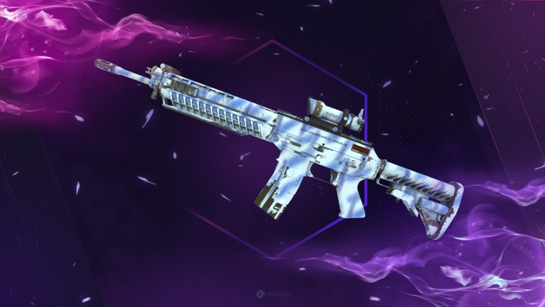 StatTrak™ SG 553 | Wave Spray (Field-Tested)
