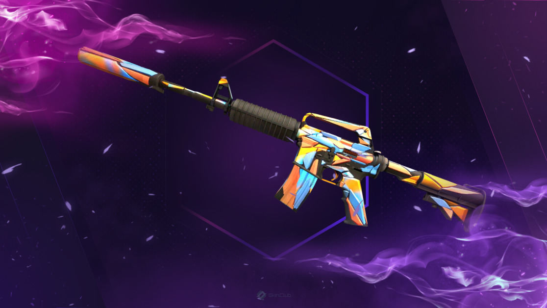 StatTrak™ M4A1-S | Leaded Glass (Well-Worn)