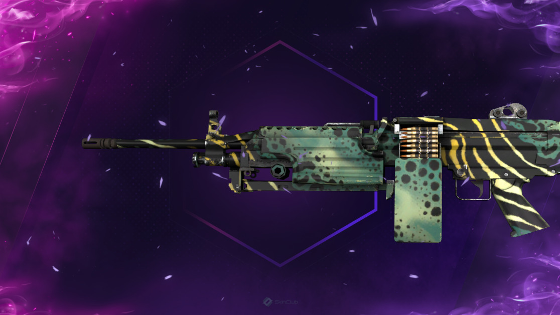 M249 | Emerald Poison Dart (Minimal Wear)