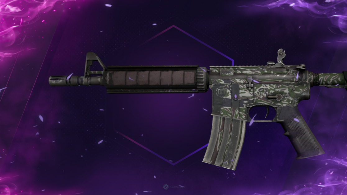 M4A4 | Jungle Tiger (Battle-Scarred)
