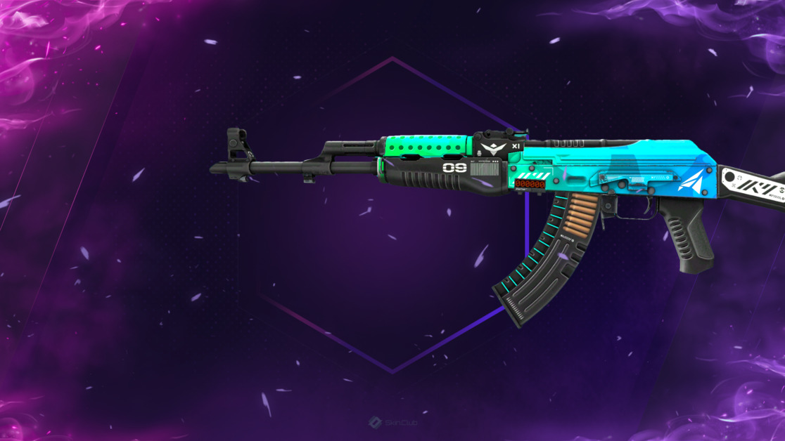 StatTrak™ AK-47 | Ice Coaled (Field-Tested)