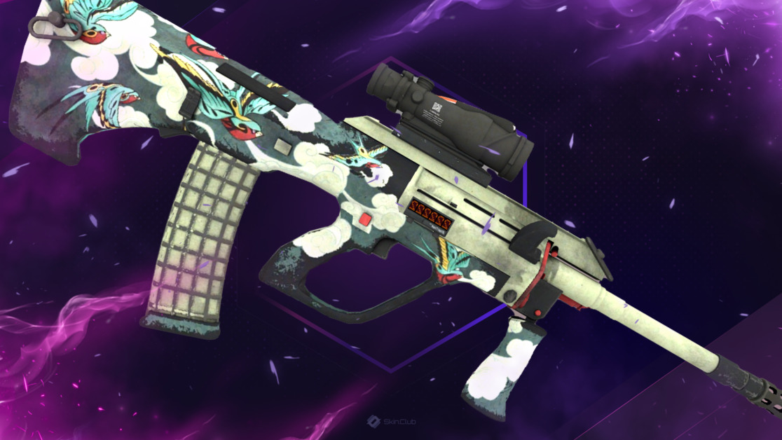 StatTrak™ AUG | Fleet Flock (Well-Worn)