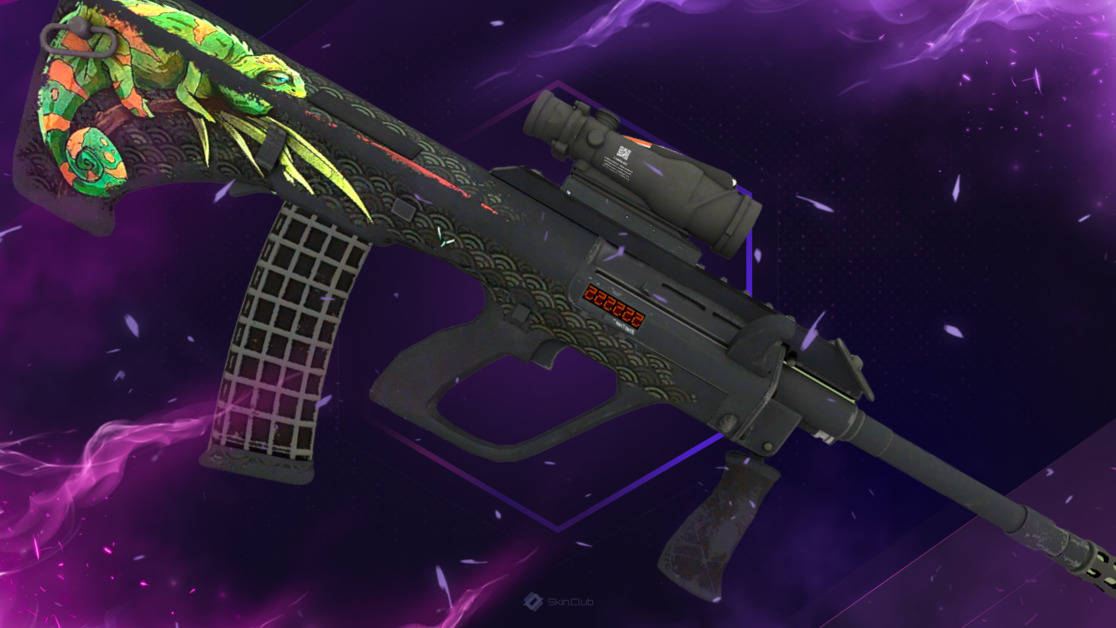 StatTrak™ AUG | Chameleon (Battle-Scarred)
