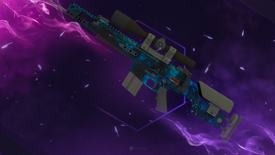 StatTrak™ SCAR-20 | Grotto (Field-Tested)