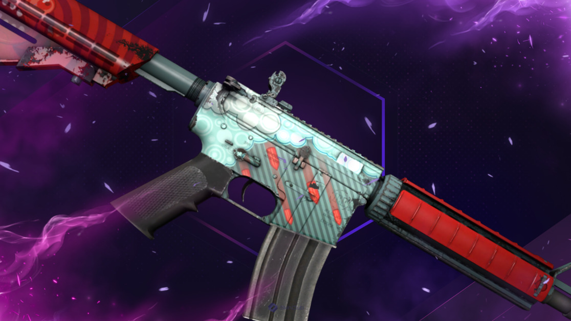 M4A4 | Bullet Rain (Minimal Wear)