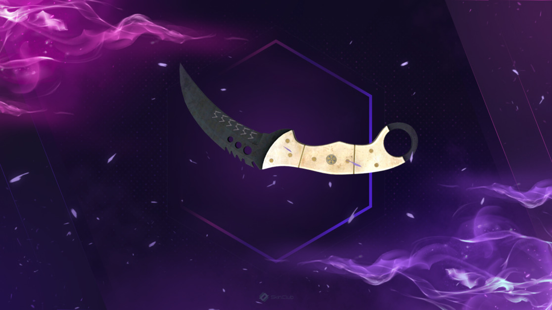 ★ StatTrak™ Talon Knife | Blue Steel (Field-Tested)