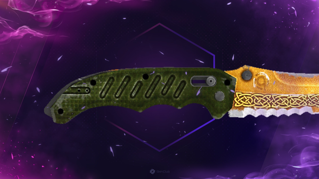 ★ StatTrak™ Flip Knife | Lore (Well-Worn)