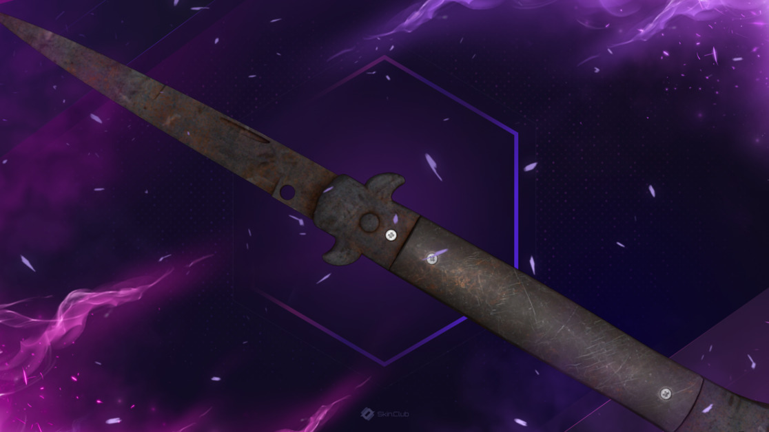 ★ Stiletto Knife | Rust Coat (Battle-Scarred)