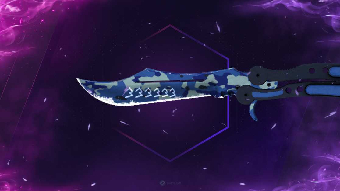 ★ StatTrak™ Butterfly Knife | Bright Water (Field-Tested)