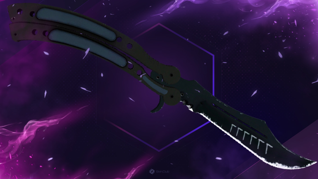 ★ StatTrak™ Butterfly Knife | Night (Field-Tested)