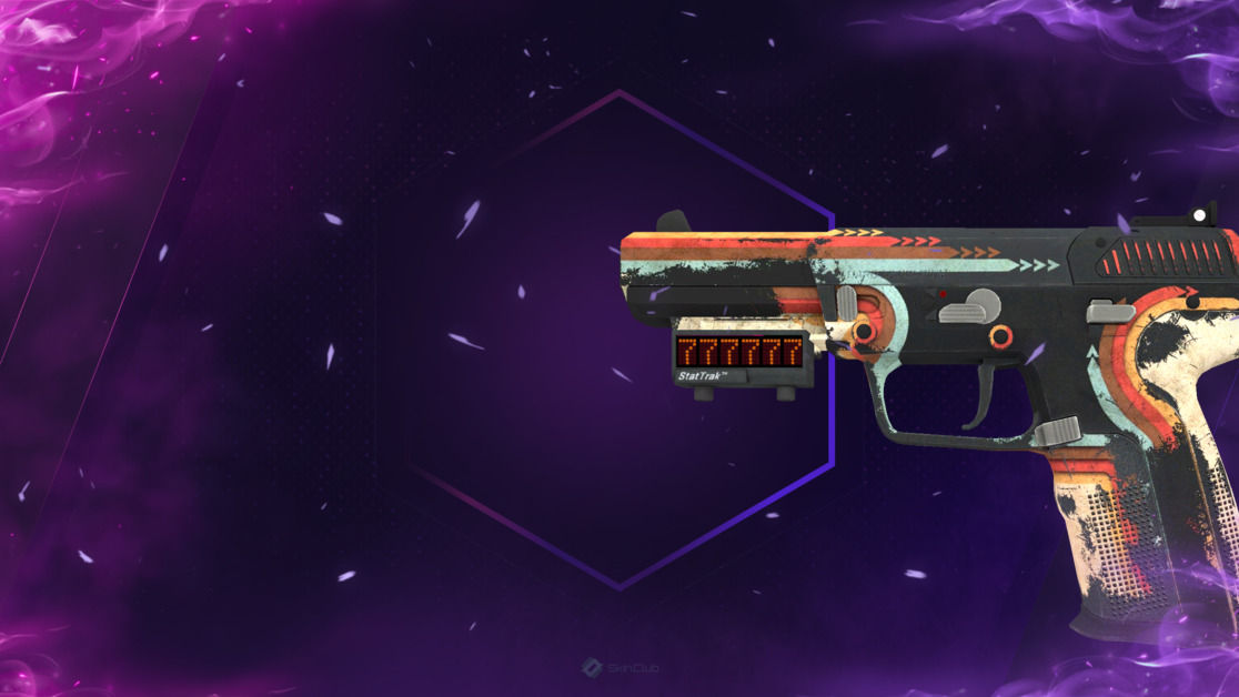 StatTrak™ Five-SeveN | Retrobution (Battle-Scarred)