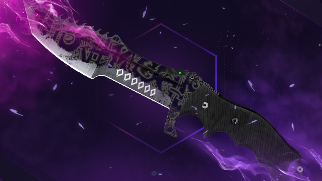 ★ StatTrak™ Huntsman Knife | Freehand (Well-Worn)