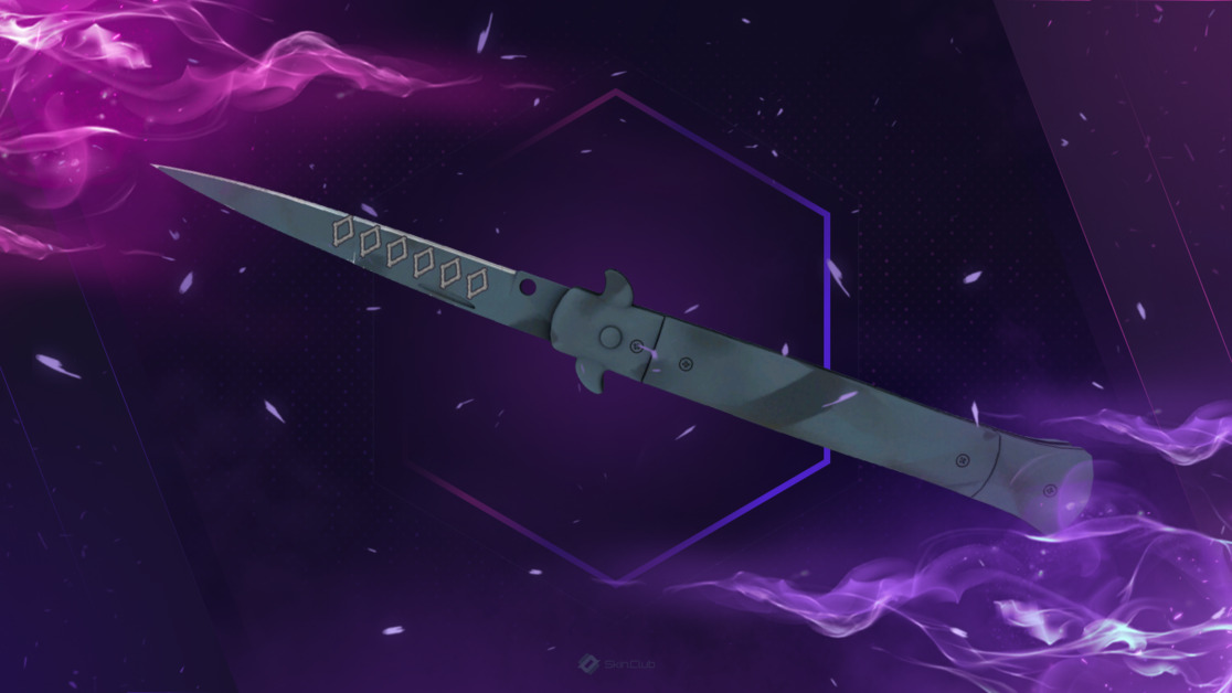 ★ StatTrak™ Stiletto Knife | Night Stripe (Factory New)