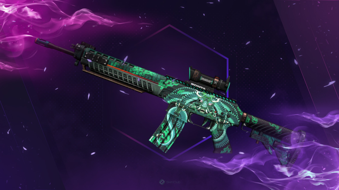 SG 553 | Dragon Tech (Minimal Wear)