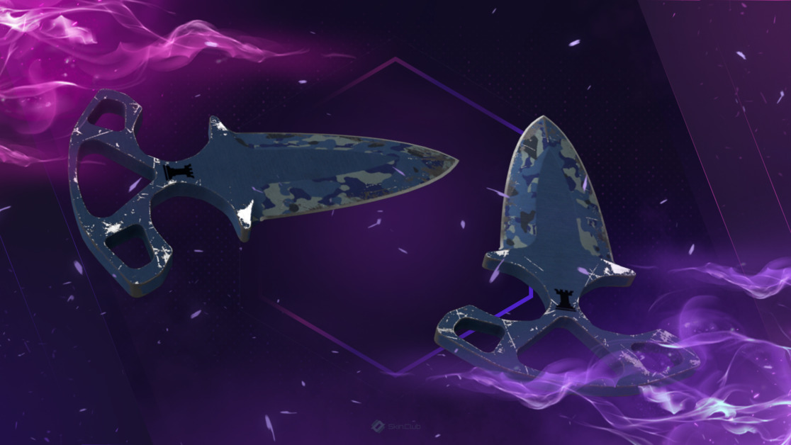 ★ Shadow Daggers | Bright Water (Battle-Scarred)