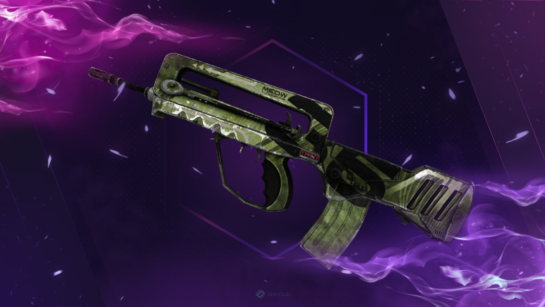 StatTrak™ FAMAS | Meow 36 (Battle-Scarred)