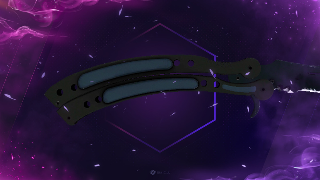 ★ StatTrak™ Butterfly Knife | Night (Field-Tested)