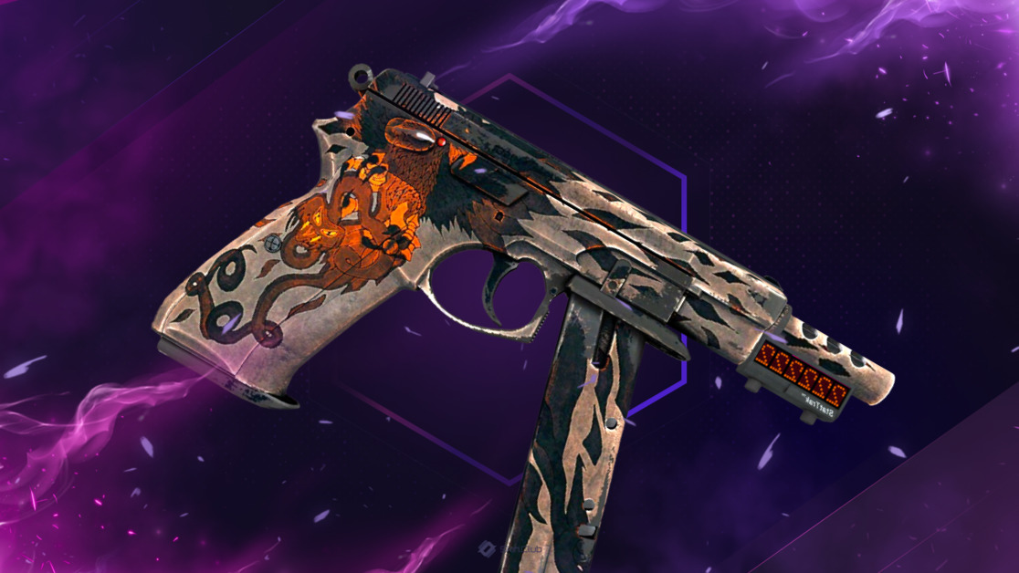 CZ75-Auto | Circaetus | Well-Worn | StatTrak