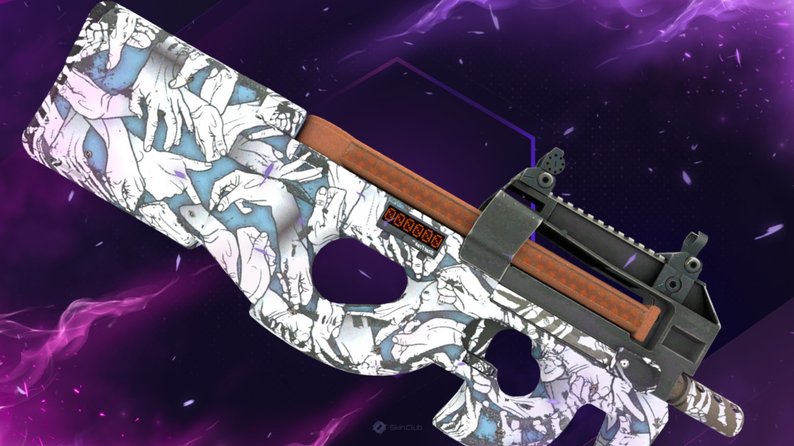 StatTrak™ P90 | Death Grip (Well-Worn)