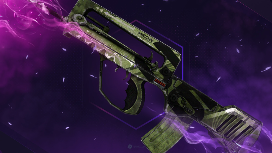 StatTrak™ FAMAS | Meow 36 (Battle-Scarred)