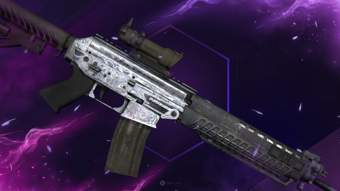 SG 553 | Damascus Steel (Factory New)
