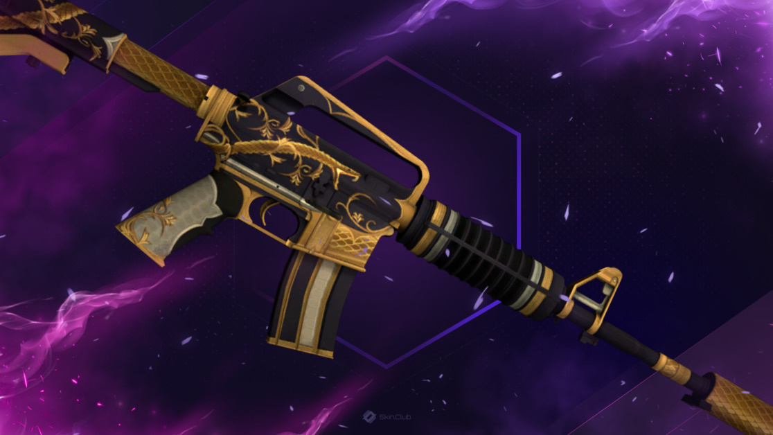 M4A1-S | Golden Coil (Minimal Wear)