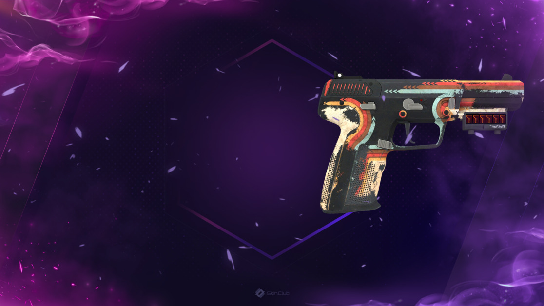 StatTrak™ Five-SeveN | Retrobution (Battle-Scarred)