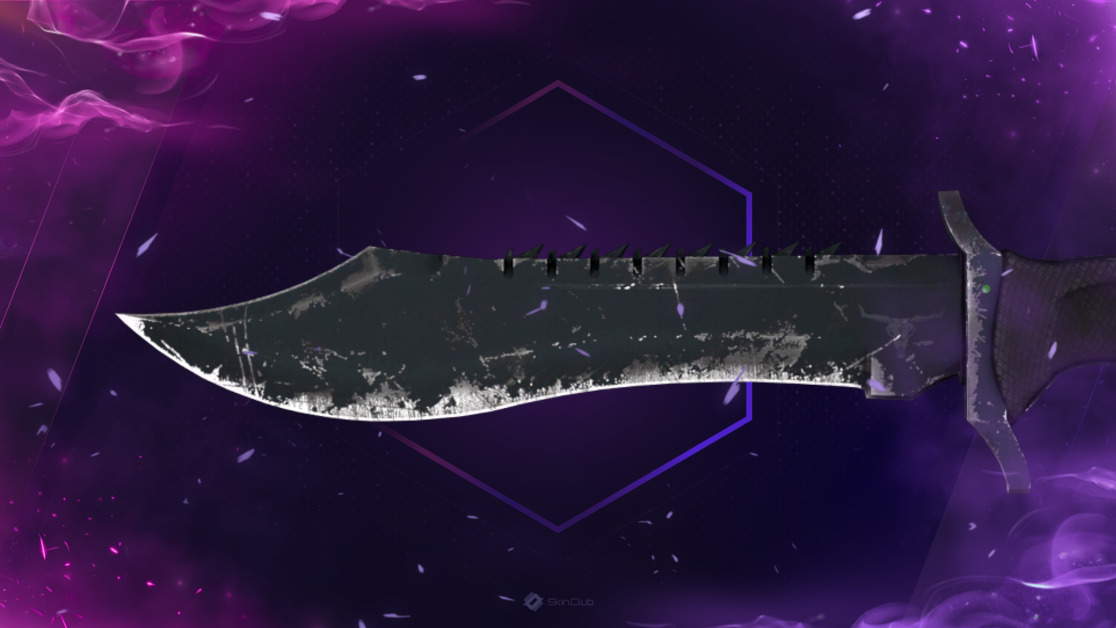 ★ Bowie Knife | Night (Battle-Scarred)