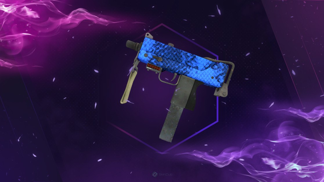 StatTrak™ MAC-10 | Lapis Gator (Minimal Wear)