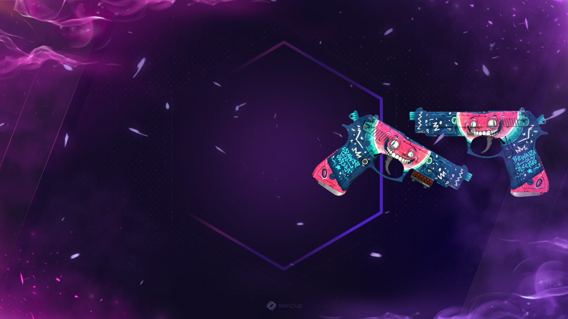 StatTrak™ Dual Berettas | Melondrama (Field-Tested)