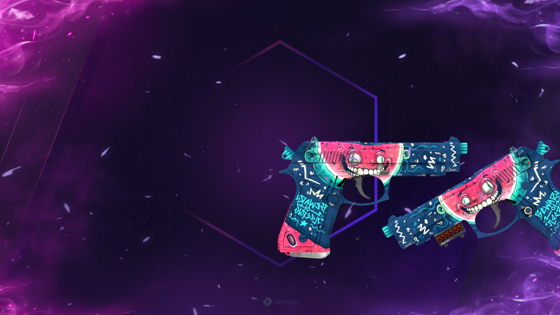 StatTrak™ Dual Berettas | Melondrama (Field-Tested)