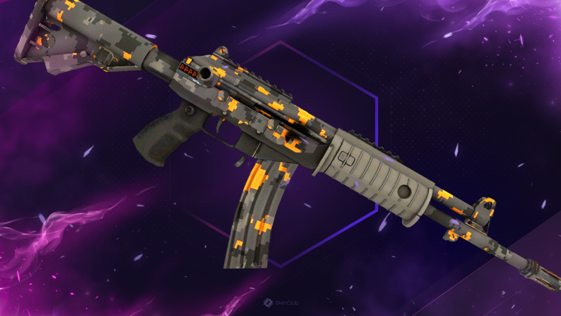 StatTrak™ Galil AR | Orange DDPAT (Factory New)