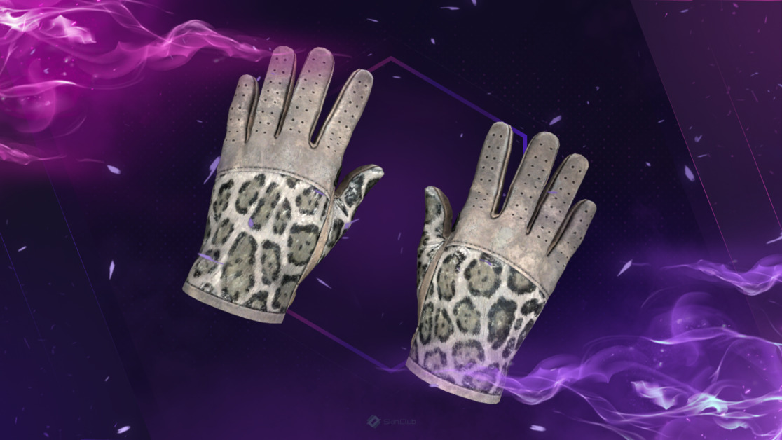 ★ Driver Gloves | Snow Leopard (Battle-Scarred)