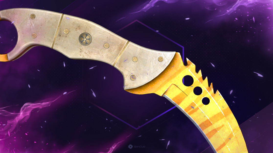 ★ Talon Knife | Tiger Tooth (Minimal Wear)