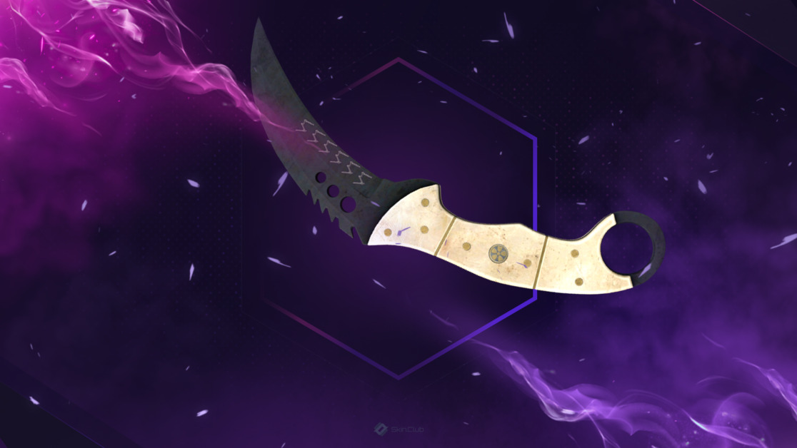 ★ StatTrak™ Talon Knife | Blue Steel (Field-Tested)