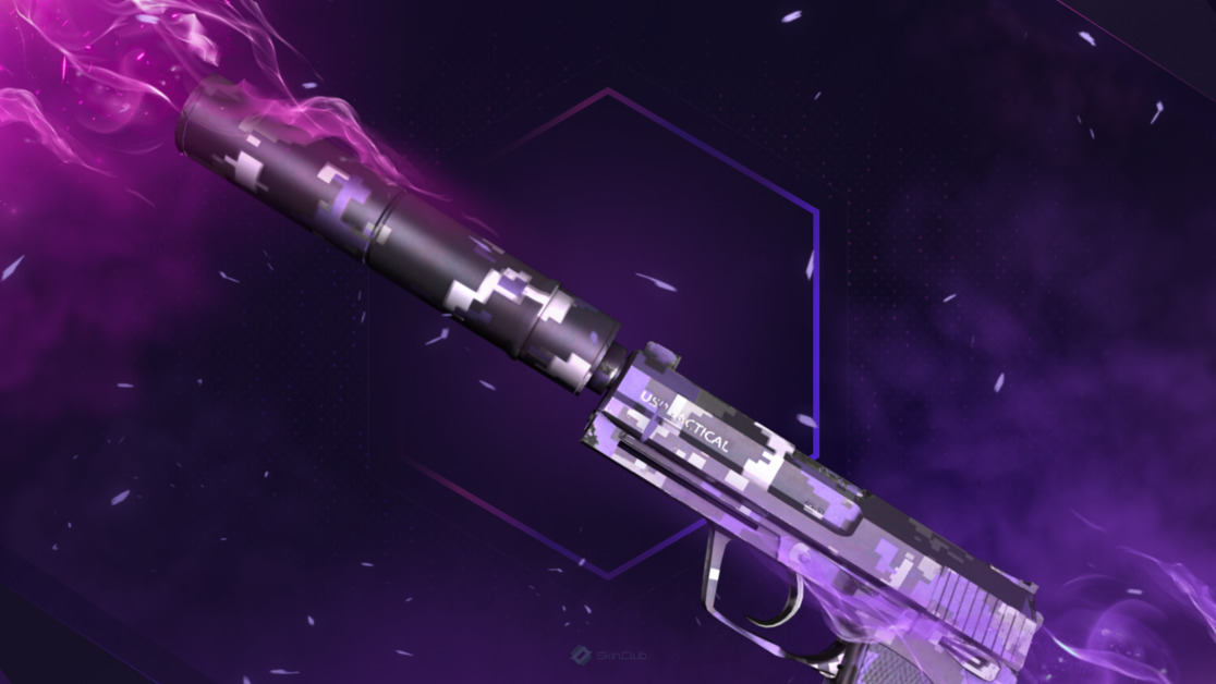 USP-S | Purple DDPAT (Minimal Wear)