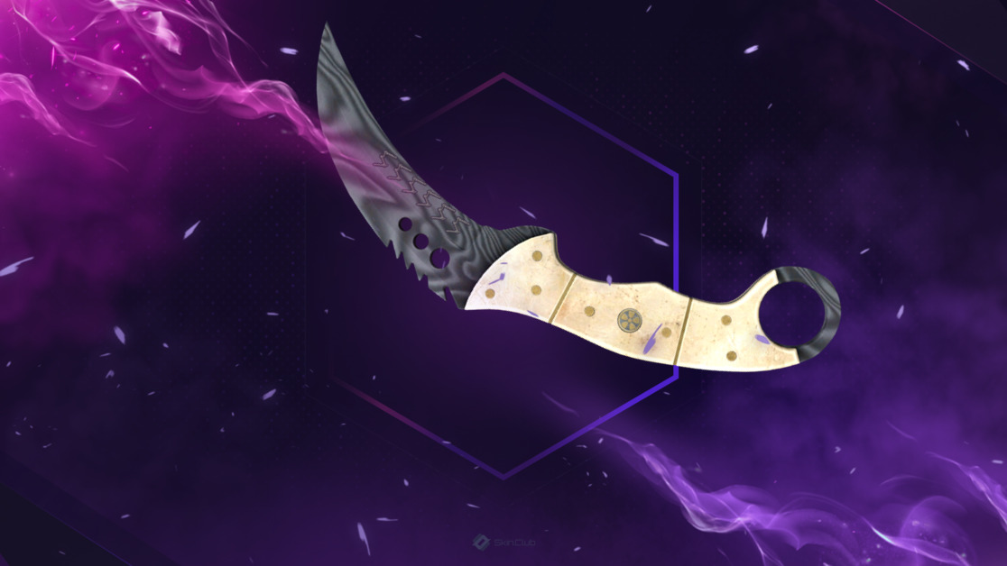 ★ StatTrak™ Talon Knife | Damascus Steel (Minimal Wear)