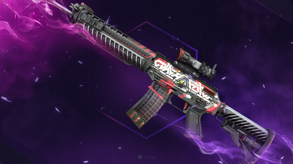 StatTrak™ SG 553 | Cyberforce (Well-Worn)