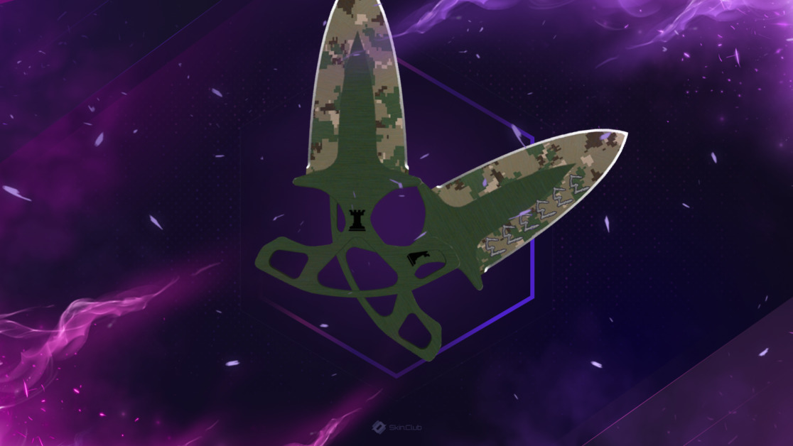 ★ StatTrak™ Shadow Daggers | Forest DDPAT (Minimal Wear)
