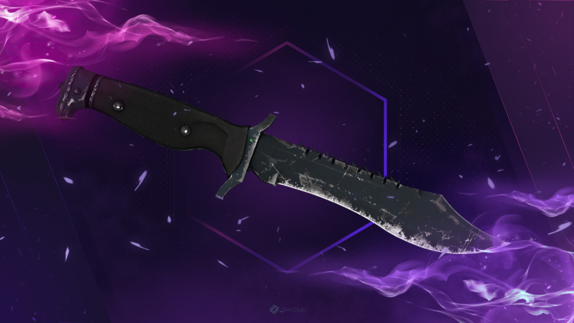 ★ Bowie Knife | Night (Battle-Scarred)