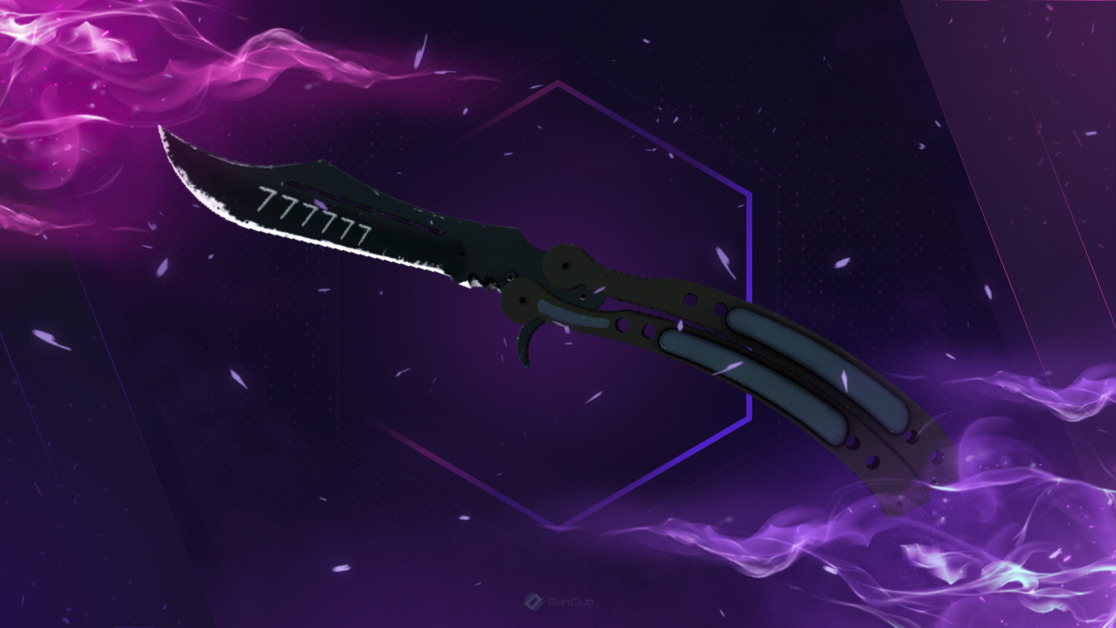 ★ StatTrak™ Butterfly Knife | Night (Field-Tested)
