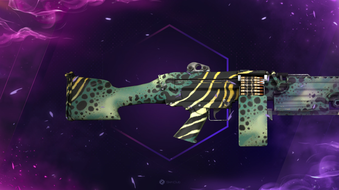 M249 | Emerald Poison Dart (Minimal Wear)