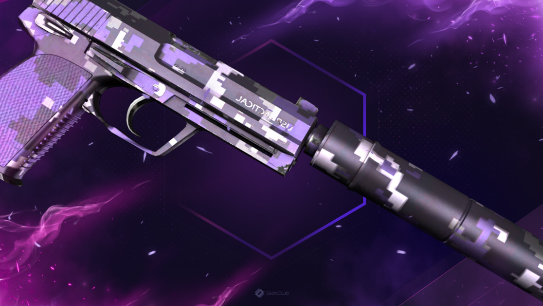 USP-S | Purple DDPAT (Minimal Wear)