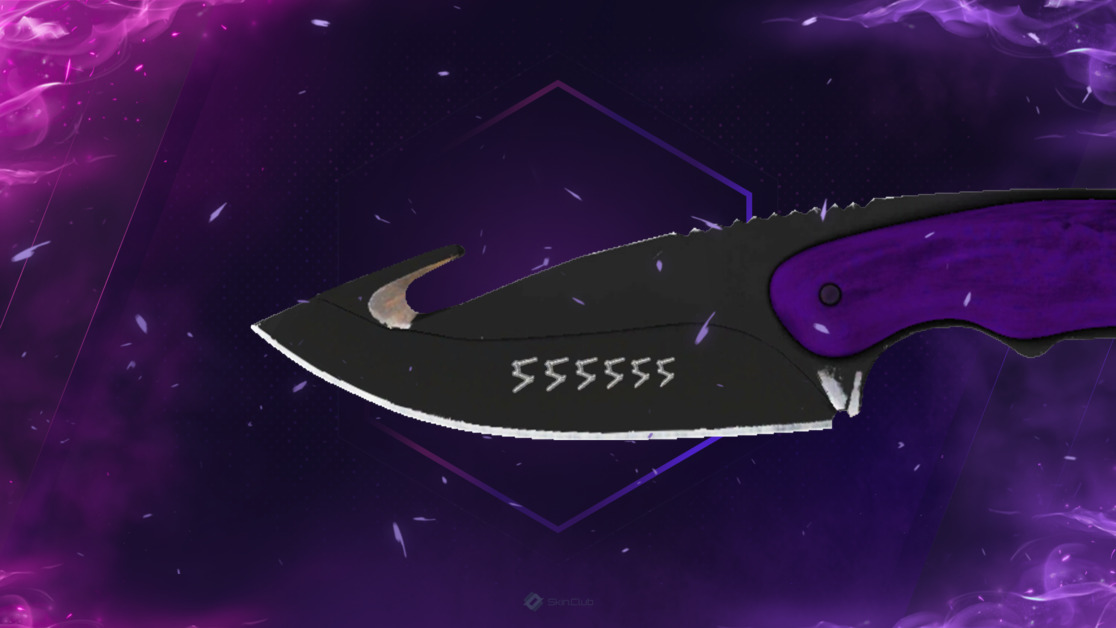 ★ StatTrak™ Gut Knife | Ultraviolet (Factory New)