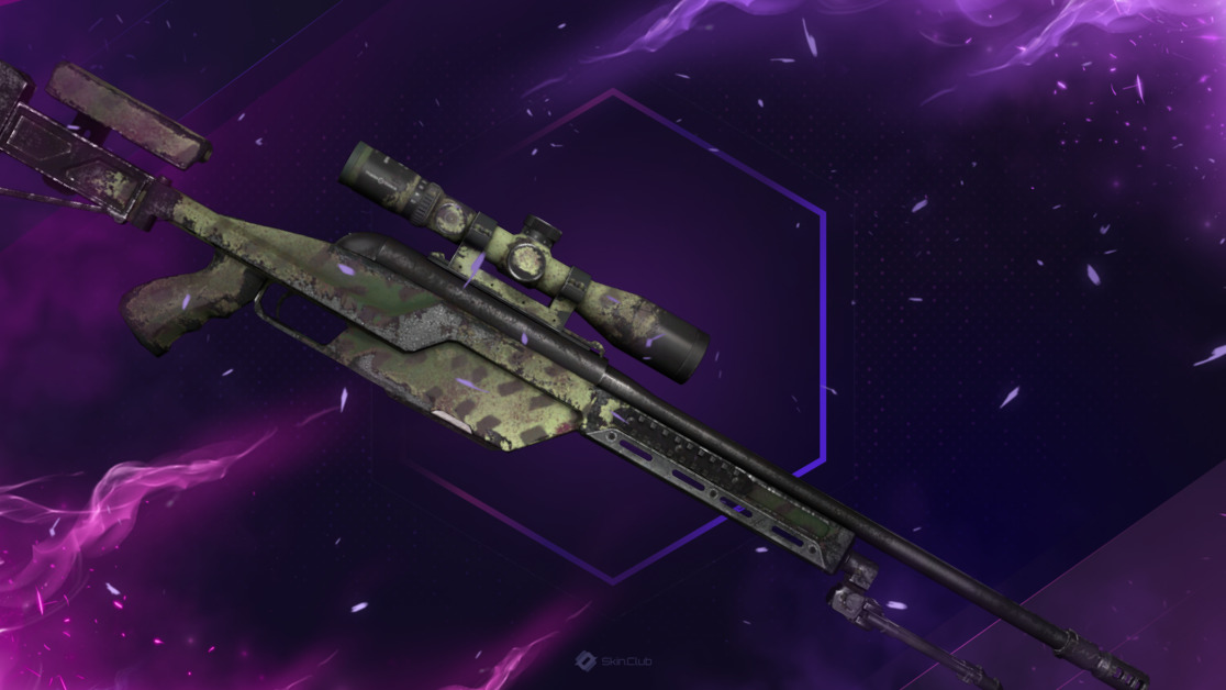 SSG 08 | Lichen Dashed (Well-Worn)